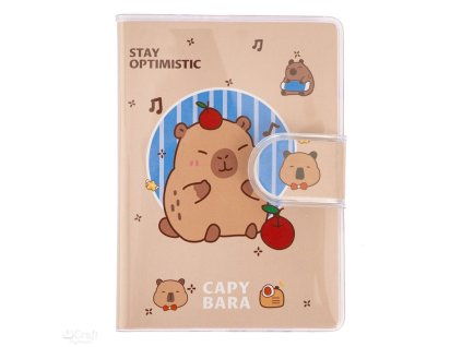 Zápisník s uzávěrem A7 70listů