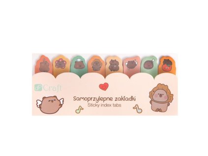 Samolepící štítky Kapybara 8 ks