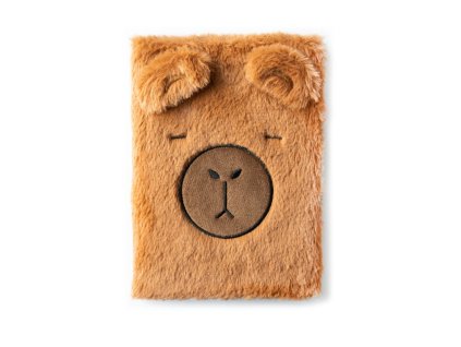 Plyšový notes Kapybara A5