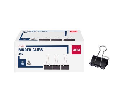 236529 klip binder 41mm 12ks deli e9542a