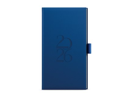 Diář týdenný 2026 - Jakub - Deny - kapesní - modrá