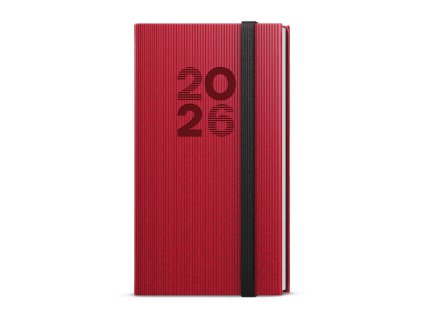 Diář týdenný 2026 - Jakub - Vigo - kapesní - červená