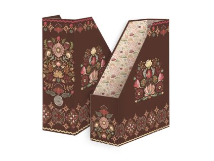Archivační box A4 na dokumenty Floral scape