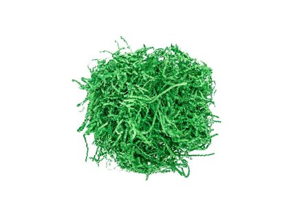 Papírové seno, tráva, výplň zelená 42g