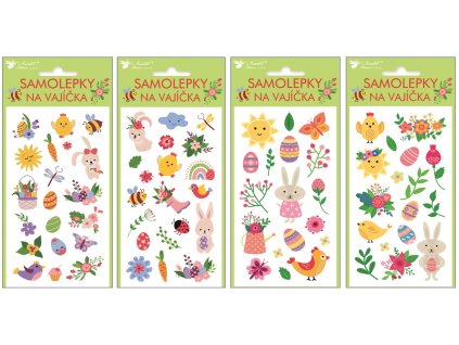 Samolepky na vajíčka gelové 9 x 19 cm