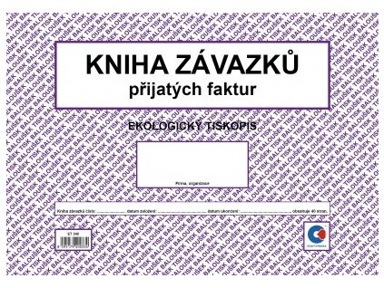 Kniha závazků přijatých faktur