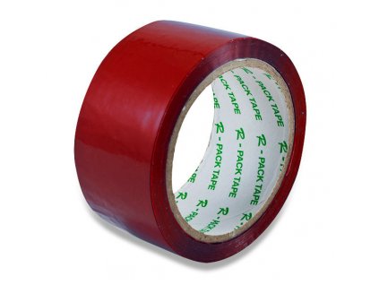 Lepící páska 48 x 66 mm červená