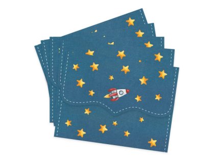 Sada mini obálek s raketou You can be 5ks