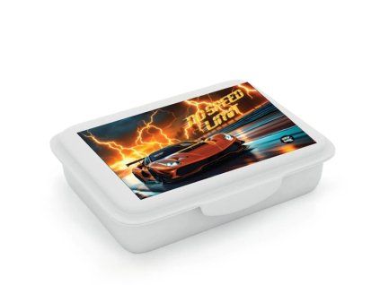 Box na svačinu s přihrádkou auto 2
