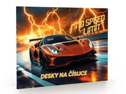 Desky na číslice auto 2