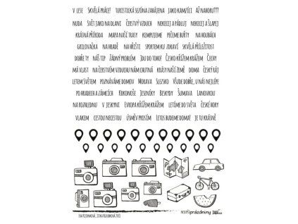 Samolepky A5 - Nejlepší prázdniny v lese