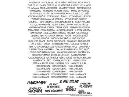 Samolepky A5 - Nepotřebuji terapie - texty