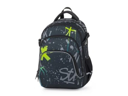 302495 studentsky batoh oxy scooler graffiti blue