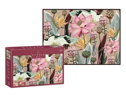 Puzzle 1000 Květiny Interdruk