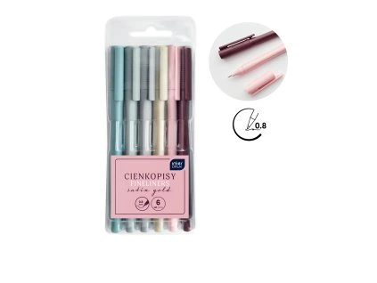 Linery 6ks Satin Gold