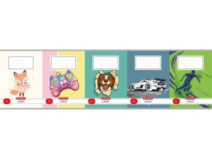 Sešit 512 motivový mix