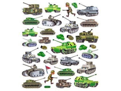 samolepky tanky