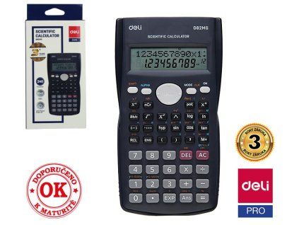 304812 deli kalkulacka vedecka ed82ms cerna