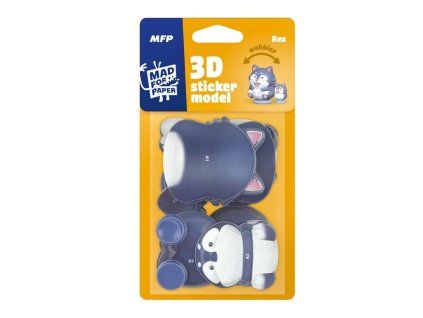3D Sticker Model wobbler Rex