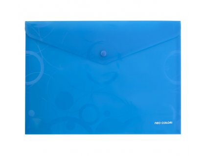 Obálka plastová s drukem A4 "Neo Colori" modrá