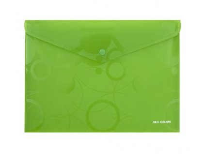 Obálka plastová s drukem A4 "Neo Colori" zelená