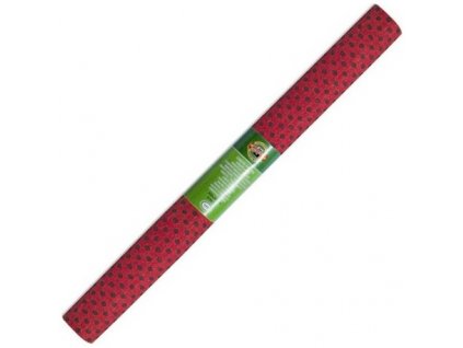 krepovy papir teckovany cerveno cerny koh c 51