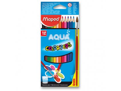 Pastelky Maped Aqua 12ks color´peps