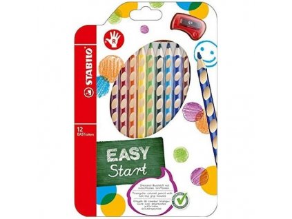 Pastelky Stabilo EASYcolors 12ks s ořezávátkem