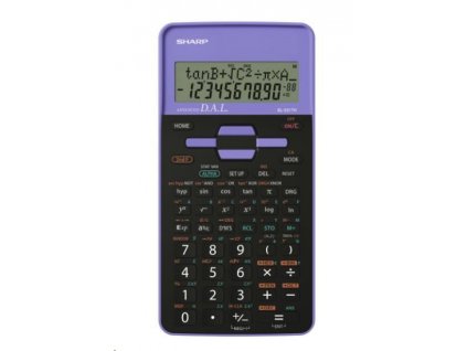 Kalkulačka SHARP EL 531TH-VL fialová