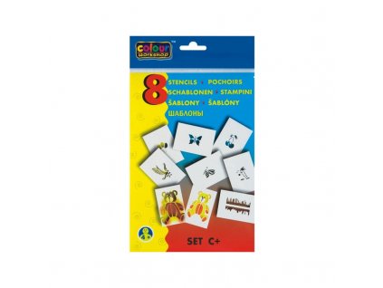 sablony na foukaci fixy set c 8 ks mix 2