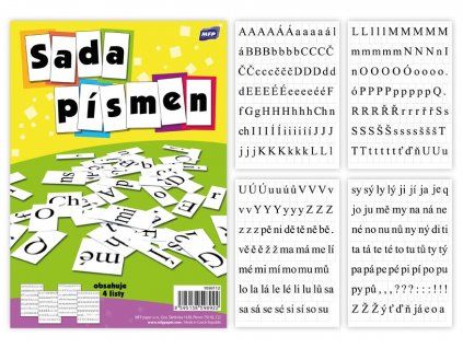 4956 1 sada tisku abeceda