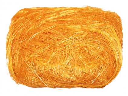 Dekorační sisal 2422 oranžový 30g