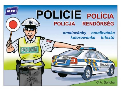 Omalovánky Policie