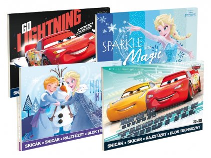 Skicák  A3/20 listů Disney