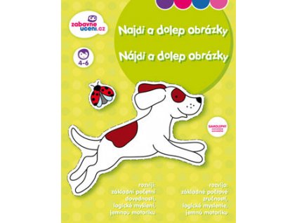 Stíratelný sešit se samolepkami - kreativní omalovánka