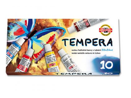 Barvy temperové 10 ks x 16 ml