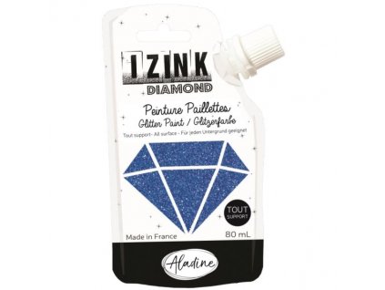 Barva diamantová Aladine IZINK 80ml námořnická modrá