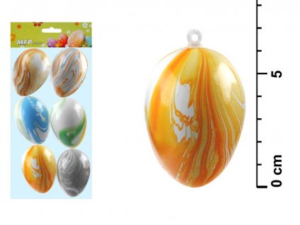 Vajíčka plast 6cm/6ks S170181