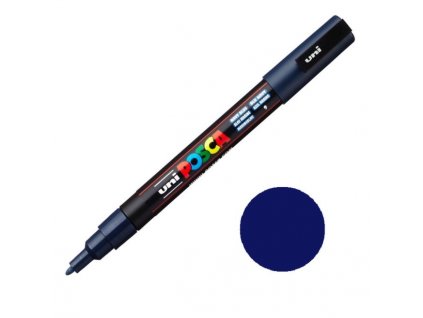 Popisovač Posca akrylový modrá 0,9-1,3mm