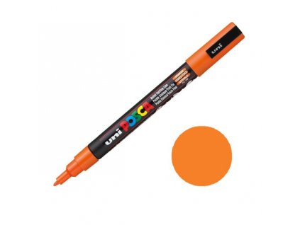 Popisovač Posca akrylový oranžová 0,9-1,3mm