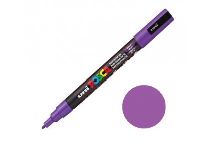Popisovač Posca akrylový fialová 0,9-1,3mm