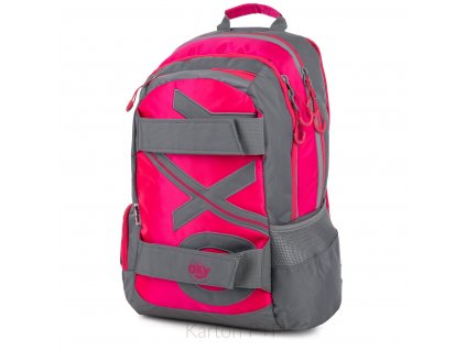 Studentský batoh OXY Sport NEON LINE Pink