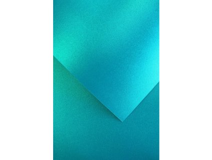 Ozdobný papír A4 Millenium - 220 g/m2, tyrkysový, 20 listů