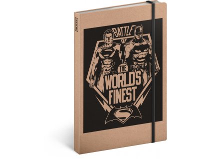 Notes Batman v Superman – Battle, linkovaný, 13 × 21 cm