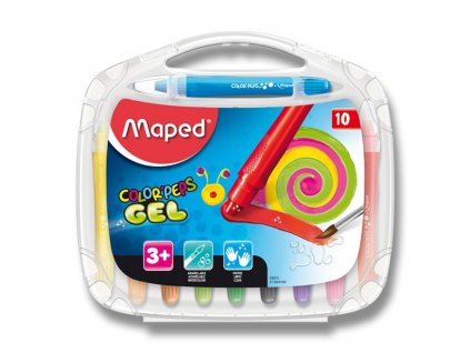 Gelové pastelky MAPED ColorPeps Gel 10 ks