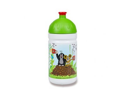 Zdravá láhev R&B Krtek a jahody zelená 0,5 l