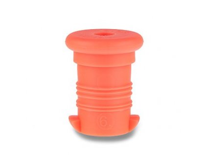 Zdravá lahev R&B NÁHRADNÍ DÍL zátka oranžová fluo