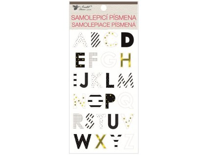 Samolepky 3D písmenka 9,5x21cm