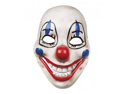 Maska PVC šíleného klauna