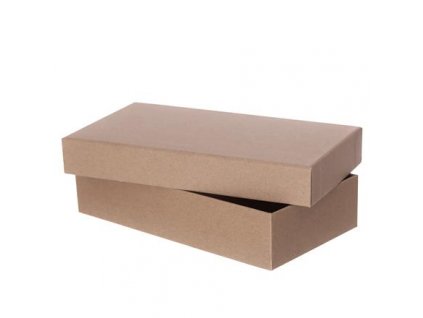 Krabice kartonová kraft 23x15x6,5 CM